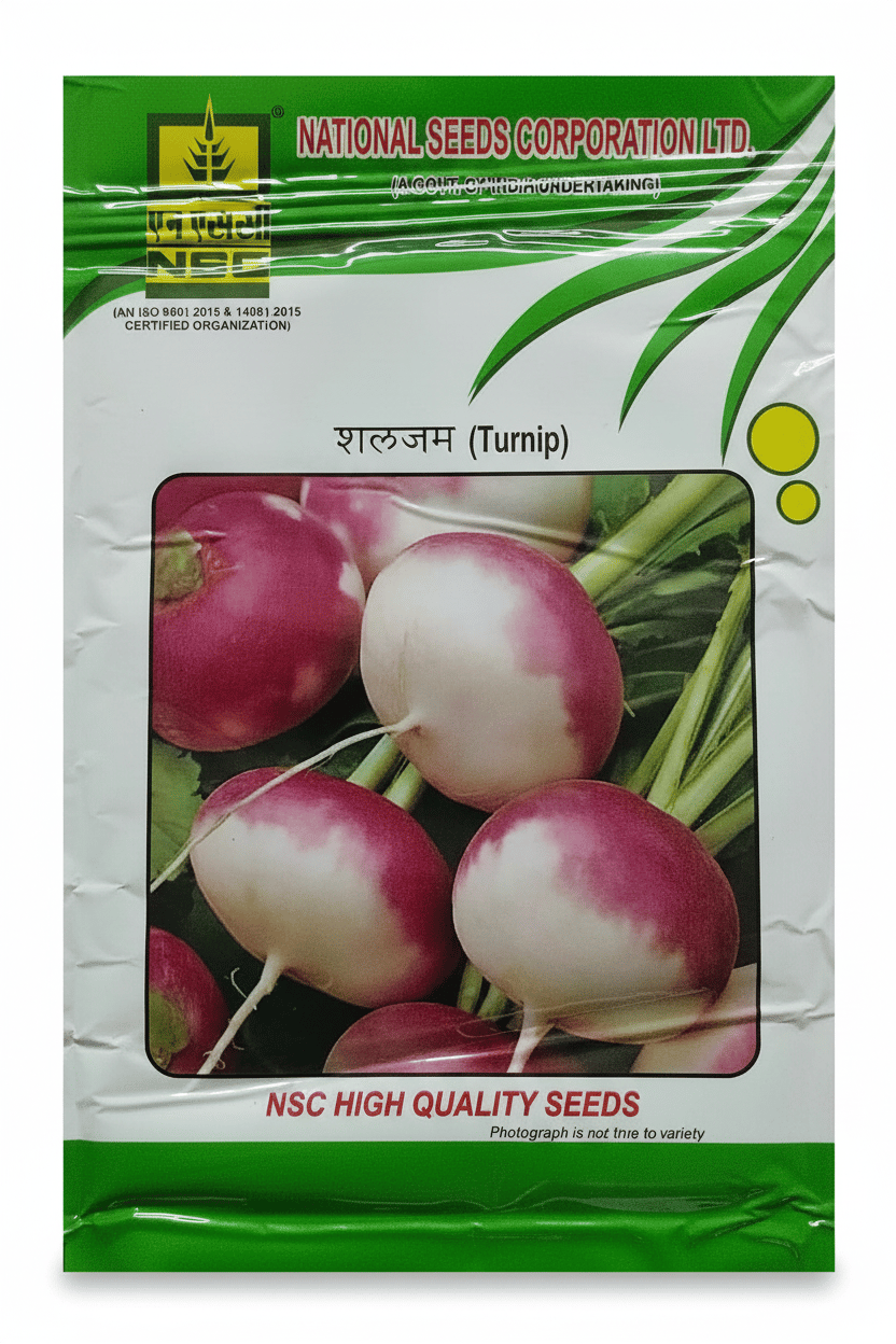 NSC TURNIP / PTWG /25gm TL Seeds