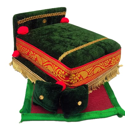 FOR BULK ORDERS RD Handicraft Thakur Ji Bed, Laddu Gopal ji Bed, Bal Gopal ji Bed With Blanket Silk All Purpose Bed...