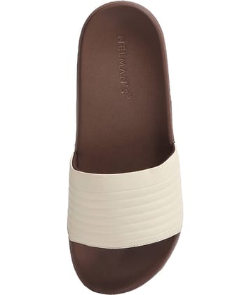Neemans Foot 'Bed' Slides Brown Men's Slide Flip Flop