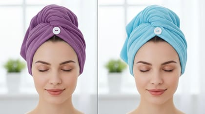 Microfiber Hair Towel Wrap For Women