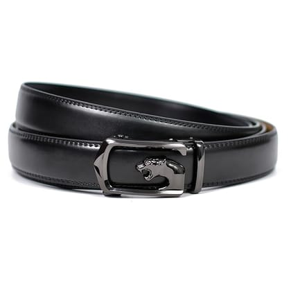 WildHorn Men's Genuine Leather Belt for Men| Premium Auto-Lock Buckle | Adjustable up to 48”