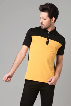 Exclusive Golden Yellow Smart Polo T-Shirt For Men-XXS / Golden Yellow / MPT0032-PLSC0013/PLSC003-0.6-THB00/THY009-FS004-BT0046-3-NIL-NIL-NIL