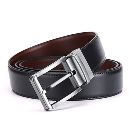 CREATURE Men's Reversible Shiny Pu-Leather Formal Belts