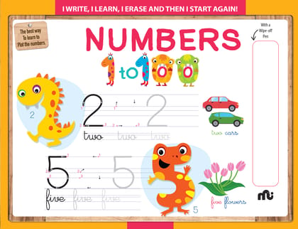 Wipe n Clean : Numbers 1 to 100