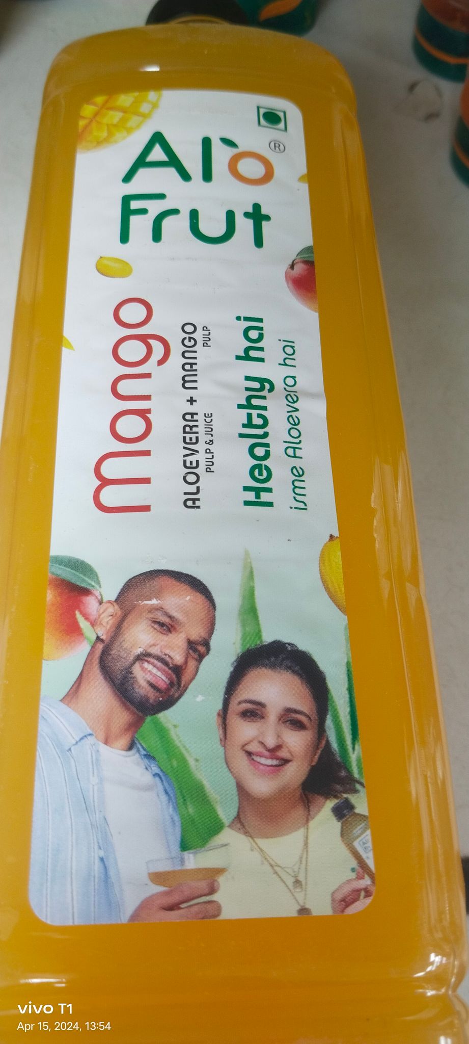 Alo fruit Aloevera + mango juice