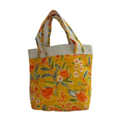 Floral Print Tote Bag