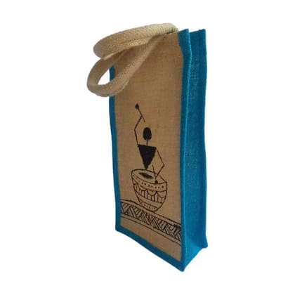 Hand Painted Bottle Bag