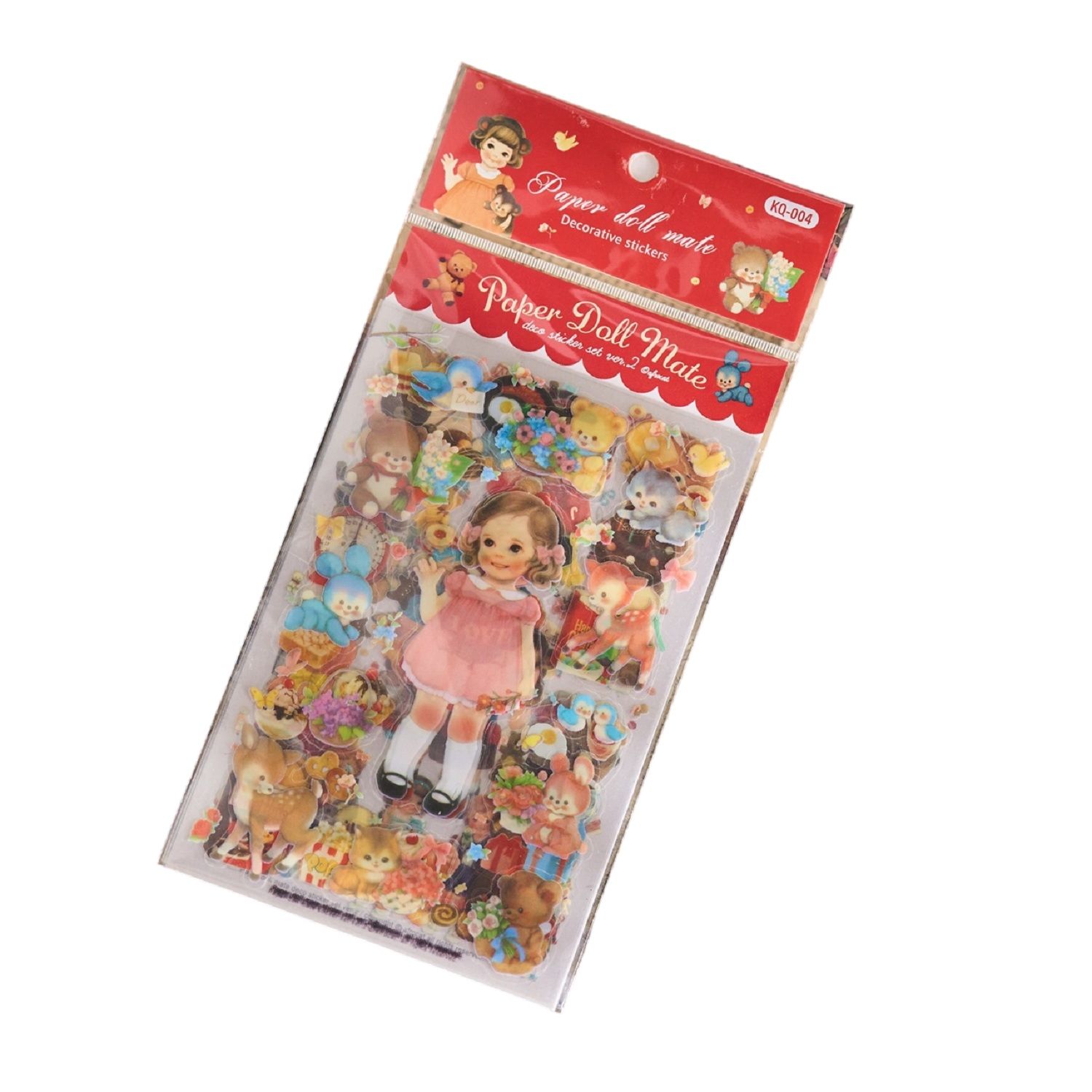 KTRS Enterprise Sticker Set Self Adhesive Doll Mate Transparent Stickers Set