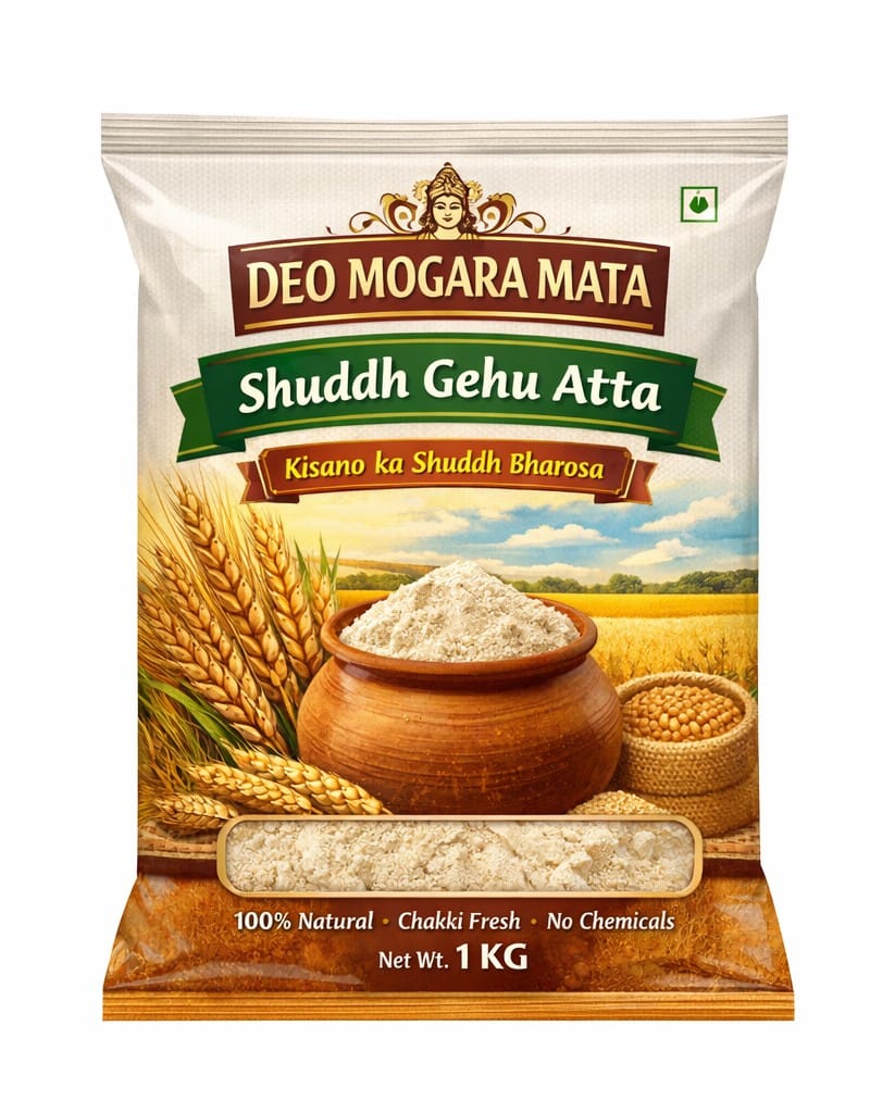 Deo Mogara Mata FPO Whole Wheat Flour - 1 kg