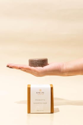 Probiotic Lemongrass Active Bathing Bar and Shampoo Bar Soaps Combo Set | Natural Eco-Friendly, Chemical-Free Soap Deep Conditioning, Soft, Silky & Healthy Hair | Oil Control Deep Cleansing