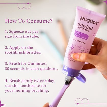 Perfora – Unwind Toothpaste “Lavender Rose” (100 Gms)