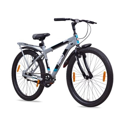 HERO Rove IC 26 T (inch) Mountain Cycle (Single Speed, Grey, Green, Rigid)