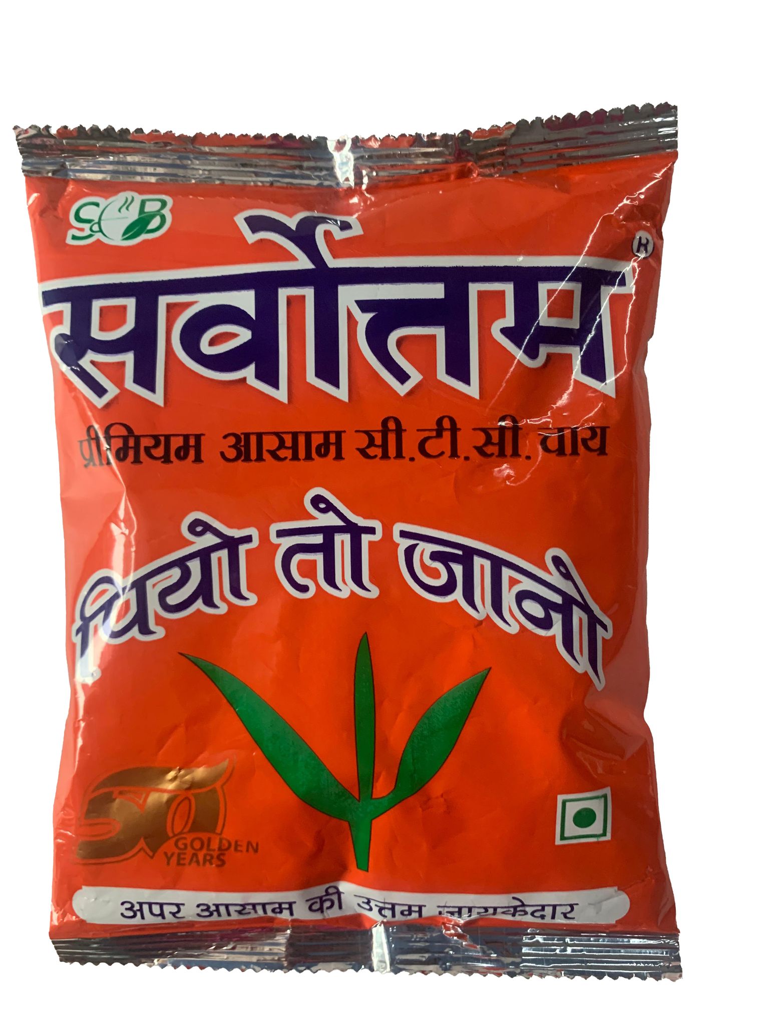 Sarvottam Premium Assam CTC Tea, Strong & Granular Chai Patti, Blend for Bold Flavor