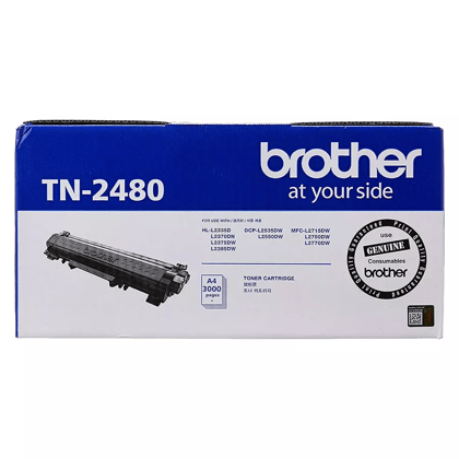 Brother TN-2480 Black Toner Cartridge Compatible with HL-L2300D, HL-L2321D, HL-L2340DW, HL-L2360DN/DW, DCP-L2520D, L2541DW, L2560DW, MFC-L2701D/DW
