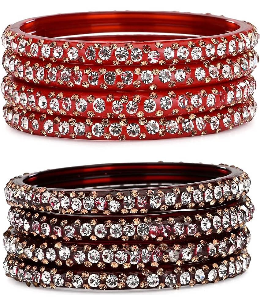 Somil - Multicolor Bangle Set (Pack of 2)