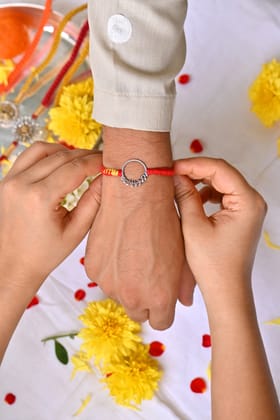 Musical Fancy Silver Rakhi CHR061