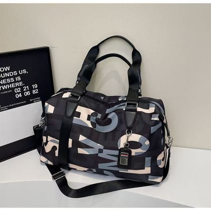 Genz Stylish Printed Tote Gym Bag 