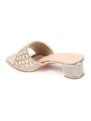Carlton London Women Stylish Fashion Embellished Ethnic Sandals for Outdoor