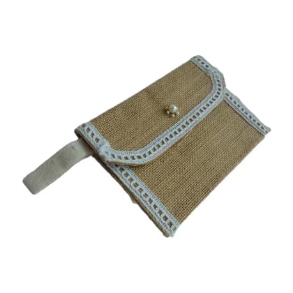 Jute Clutch Bag