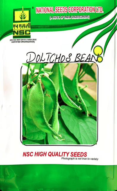 NSC Dolichos Bean – Arka Krishna (Pole Type) Seeds – 50 gm