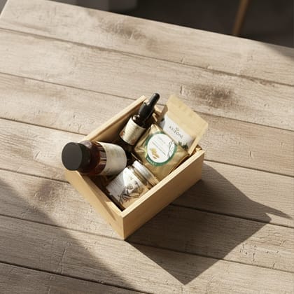 Natural Superfood Collection - Pure Natural Honey, Smoked Wild Tea, Immunity Booster Capsules, Seabuckthorn Oil