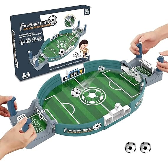 Kidology Mini Football Tabletop Game Set, Soccer Pinball Game for All Ages