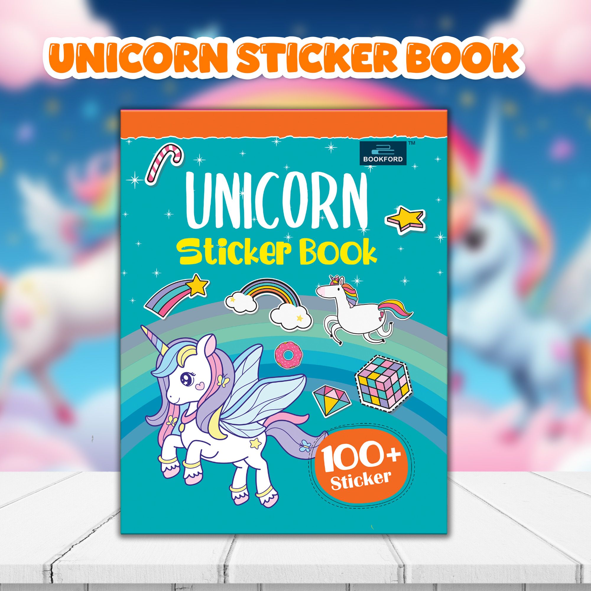 Unicorn Sticker Book For Kids