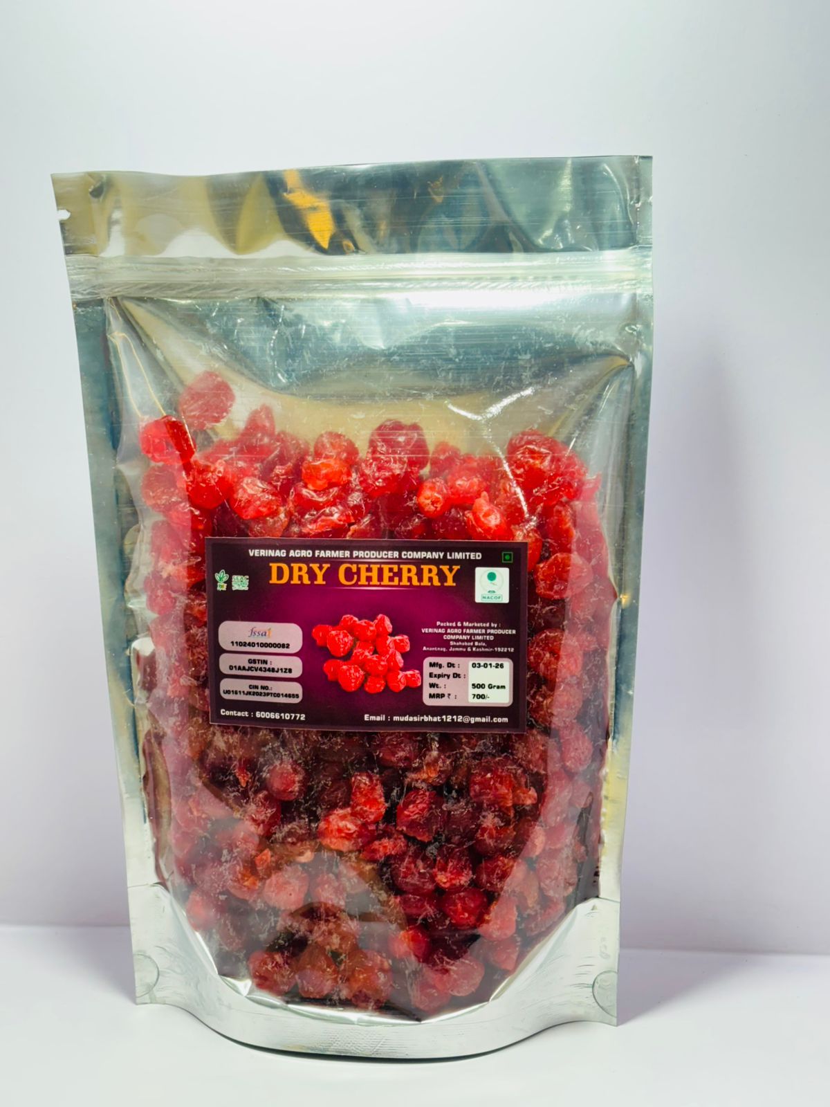 Dry Cherry 500 gram