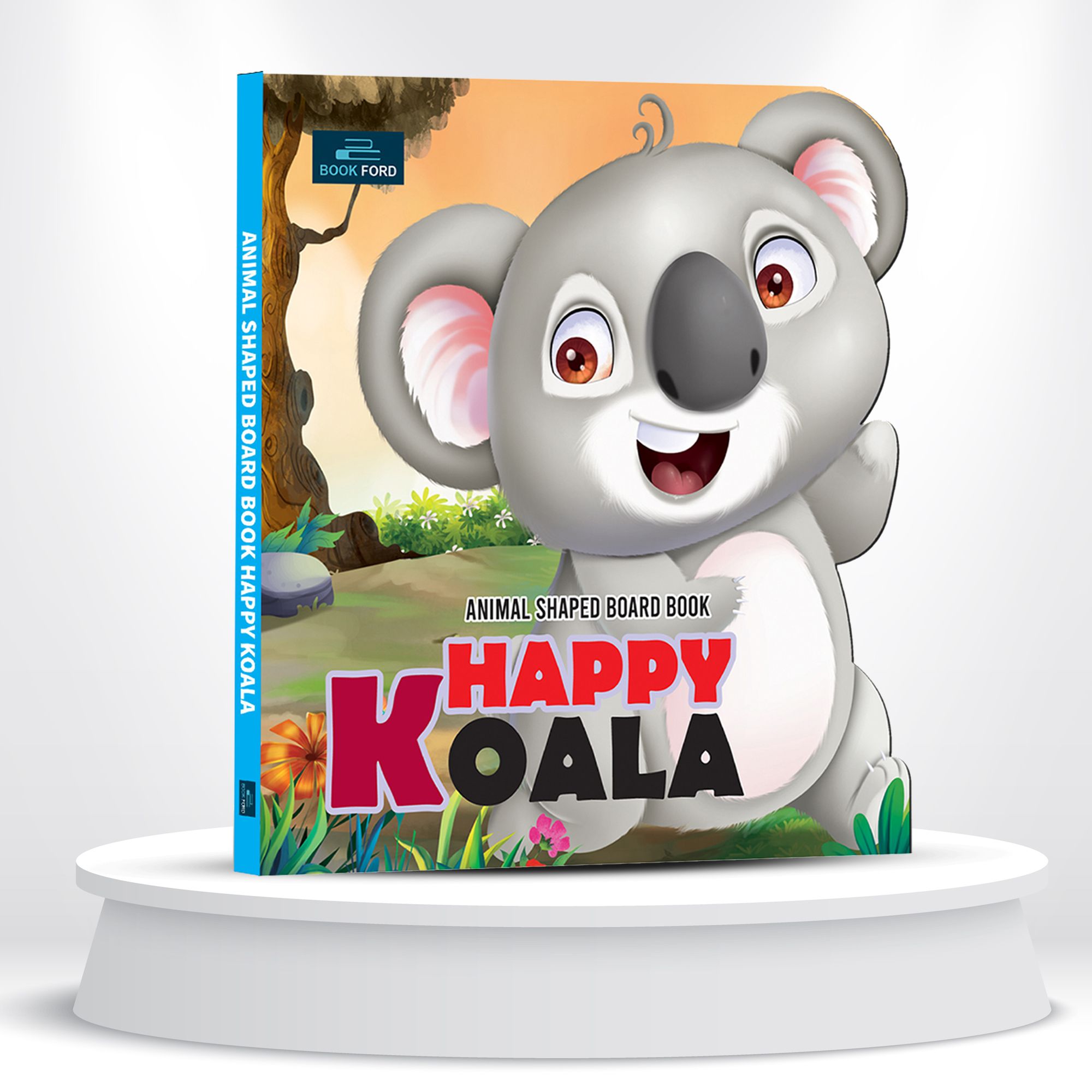 Happy Koala Animal Shaped Story Board Book