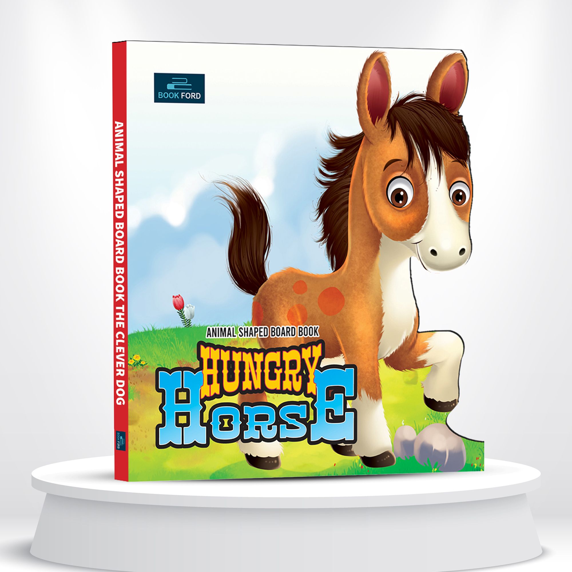 Hungry Horse Animal Shaped Story Board Book