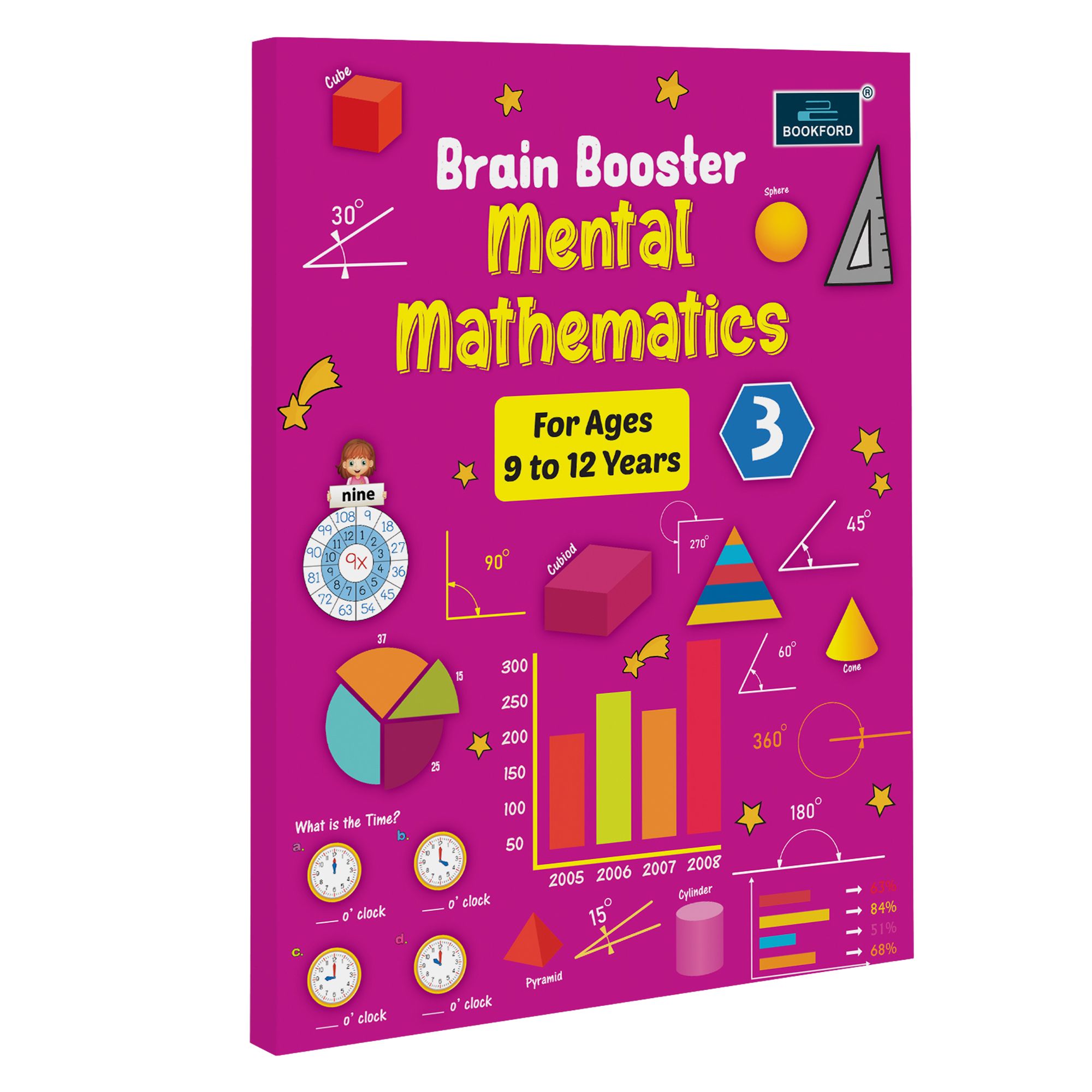 Brain Booster Mental Mathematics Part - 3 Books For Kids ,   