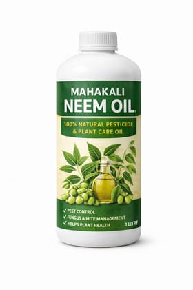MAHAKALI 100% Natural Neem Oil - Organic Pesticide & Plant Care for Pest Control & Fungal Management