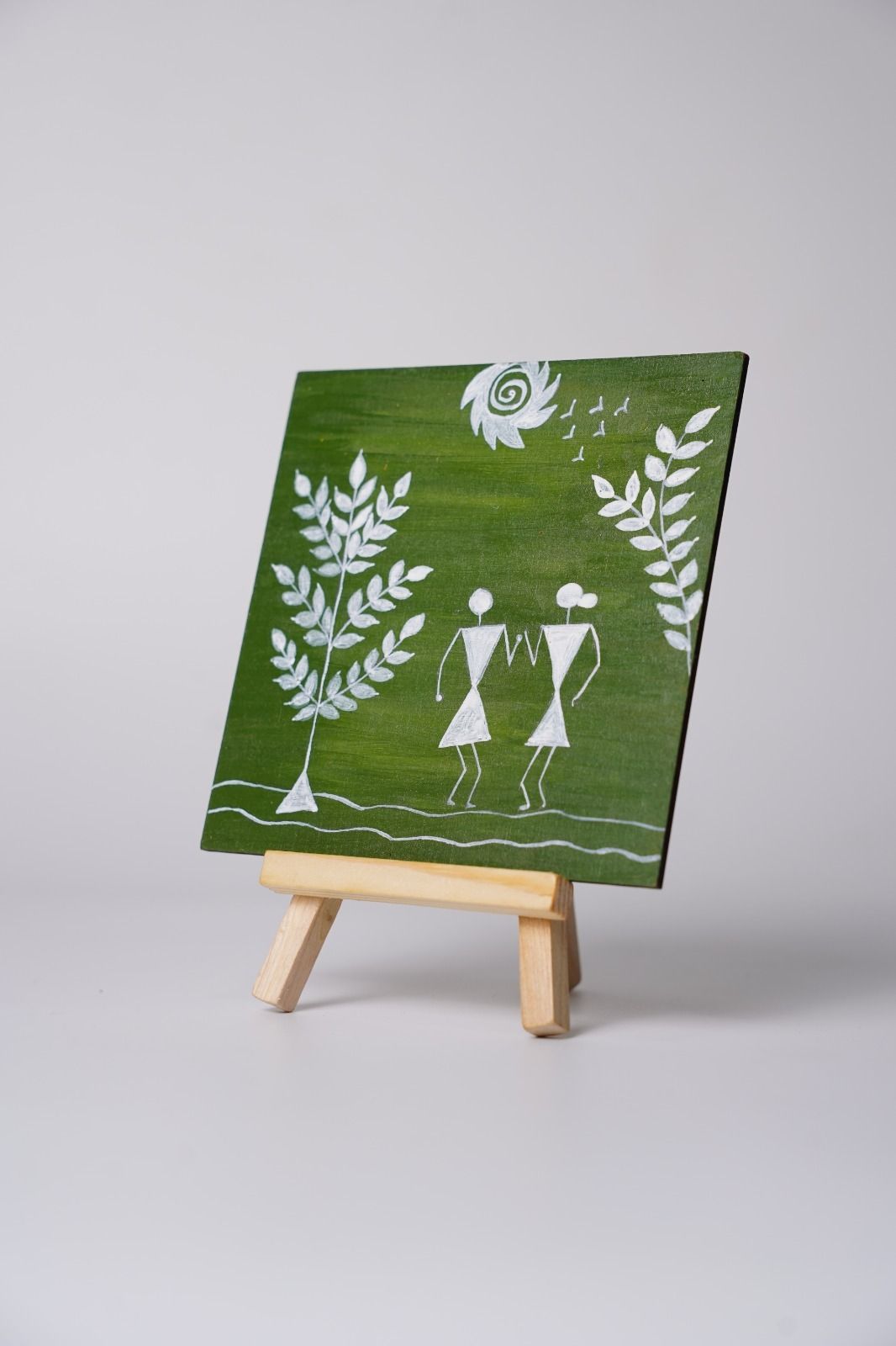 Canvase Warli Art, A Traditional Folk Painting