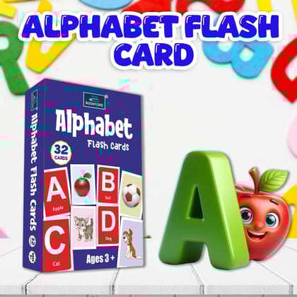 Alphabet - Flash Cards For Kids Multicolor