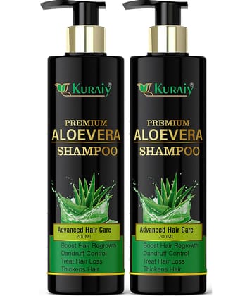 KURAIY NATURAL ALOE VERA SHAMPOO 200ML PACK OF 2
