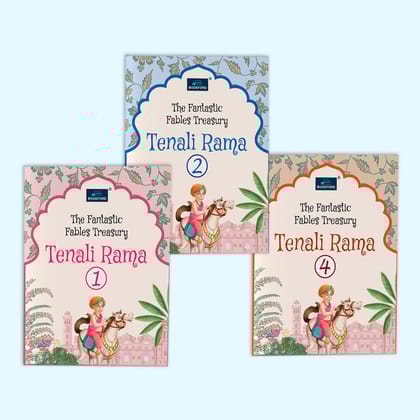 The Fantastic Tales of Tenali Rama – Set of 3 | Books 1, 2 & 4 | Fun Illustrated Stories for Children