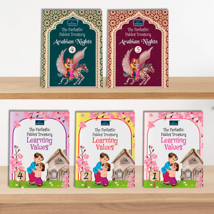 The Fantastic Learning & Arabian Nights Collection – Set of 5 | Learning Values 1, 2, 4 & Arabian Nights 4, 5