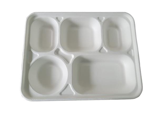 Eco-Con Green Products - 5 Compartment meal tray