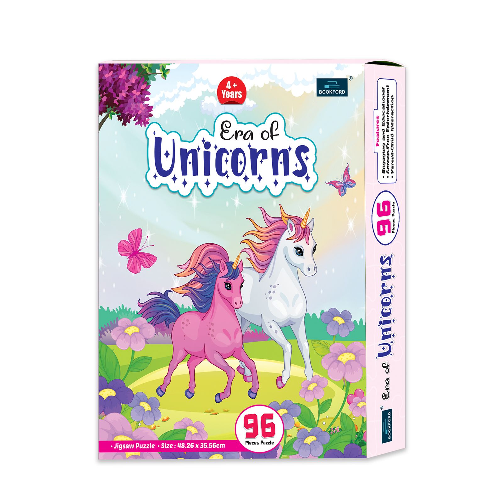 Era Of Unicorn Jigsaw Puzzle Game & Fun And Learning 96 Pieces