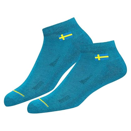 SWAGR 12 Pairs Solid Cotton Ankle Length Socks for Men Women, Pack of 12, Assorted