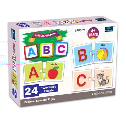 Match & Pair - A B C Jigsaw Puzzle Game & Fun And Learning 56 Pieces