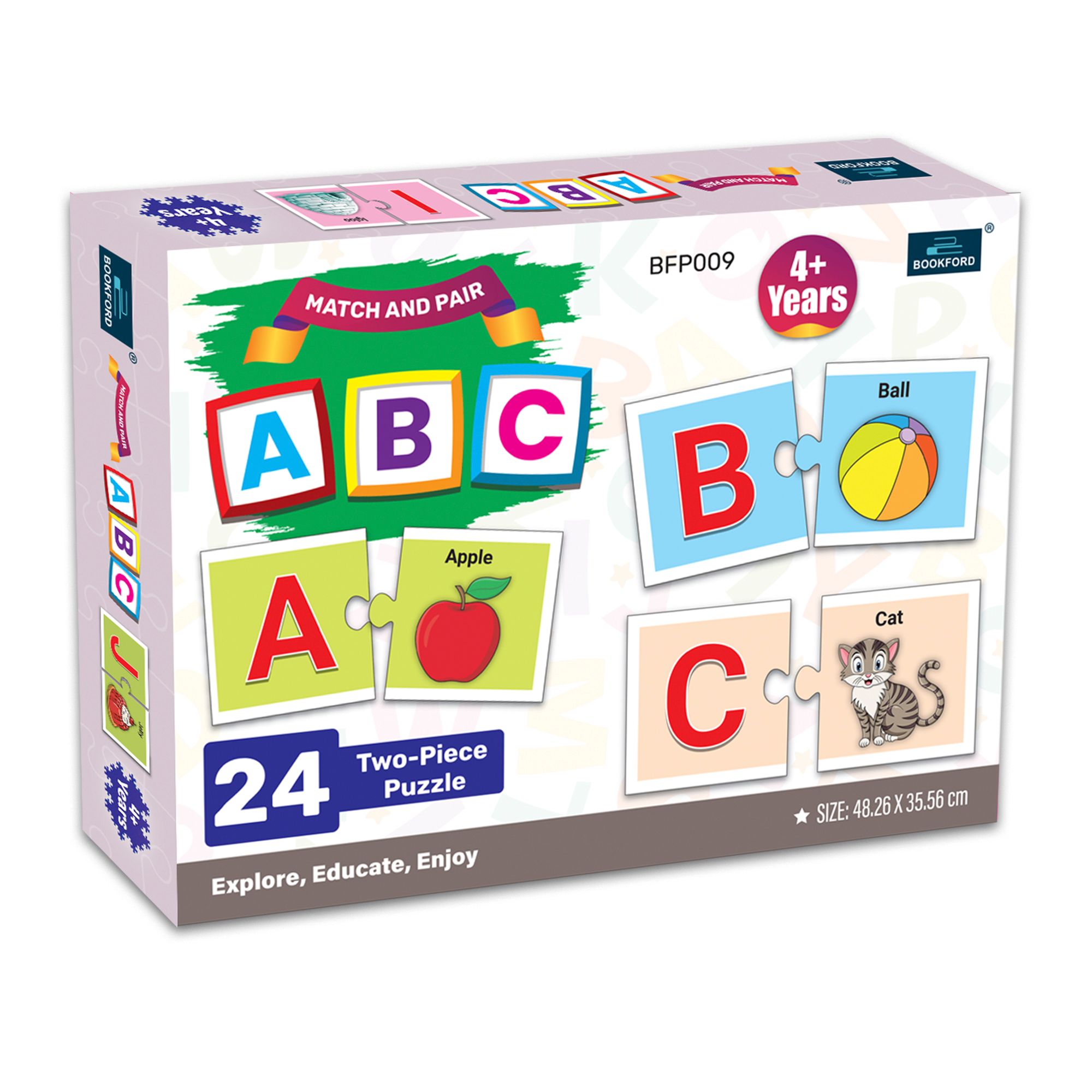 Match & Pair - A B C Jigsaw Puzzle Game & Fun And Learning 56 Pieces