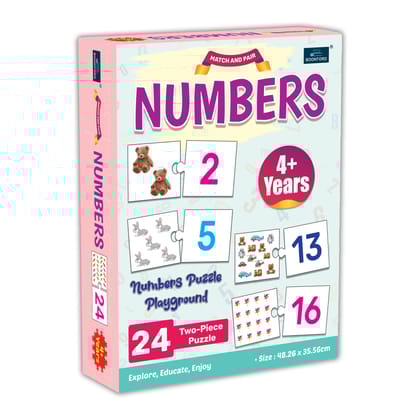  Match & Pair - Numbers 1 - 20 Jigsaw Puzzle - 48 Pieces