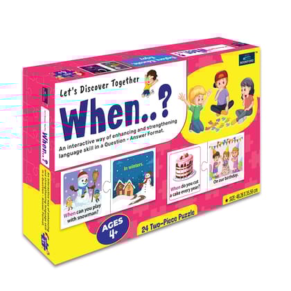 Bookford Let'S Discover Together When Jigsaw Puzzle - 48 Pieces