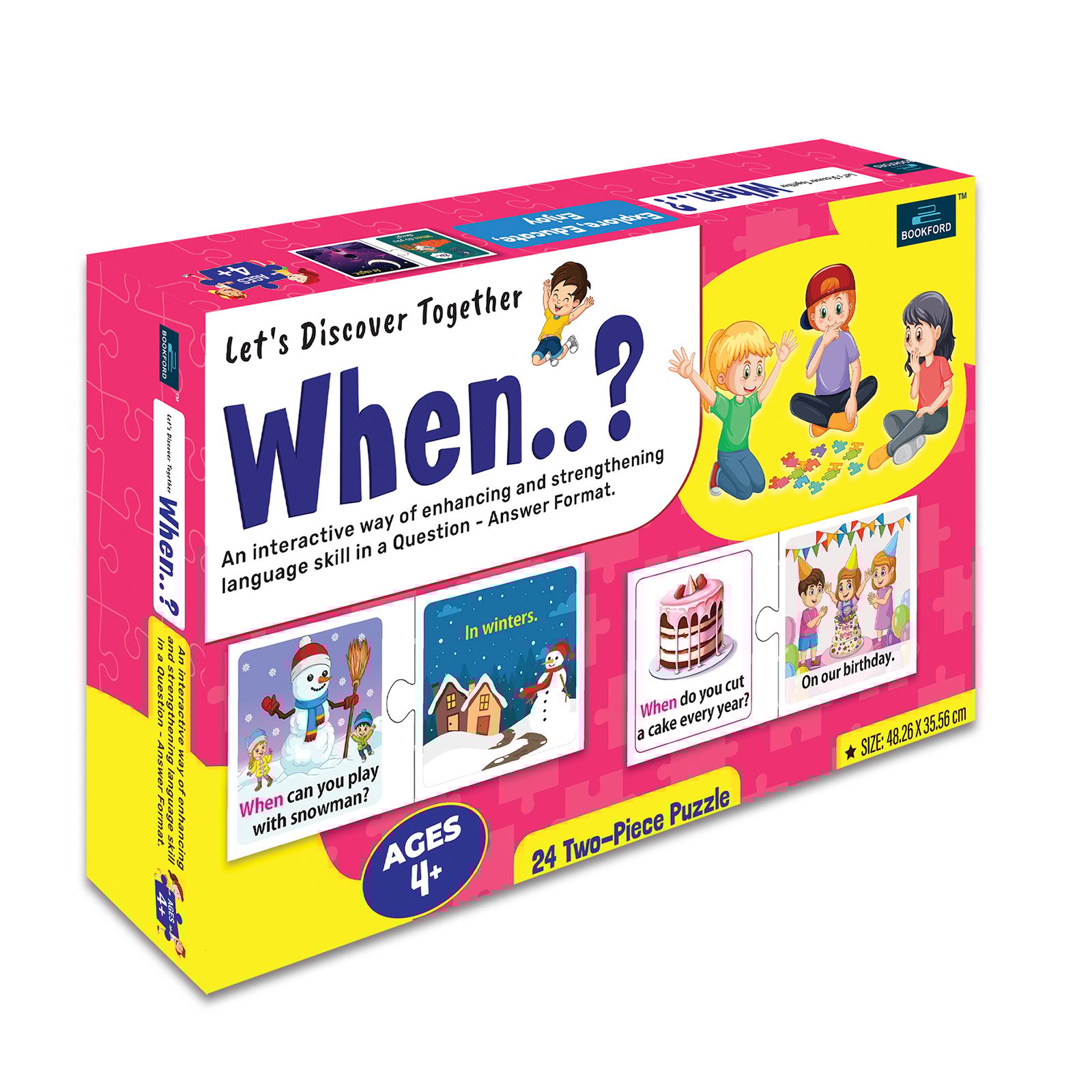 Bookford Let'S Discover Together When Jigsaw Puzzle - 48 Pieces