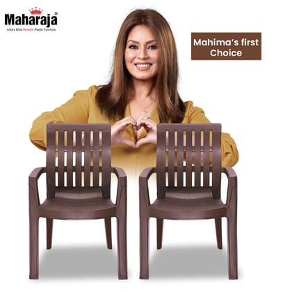 Maharaja Fortuner Orthopaedic Plastic Chair – Comfortable Heavy Duty Outdoor & Indoor Seating | Premium Garden & Home Chair