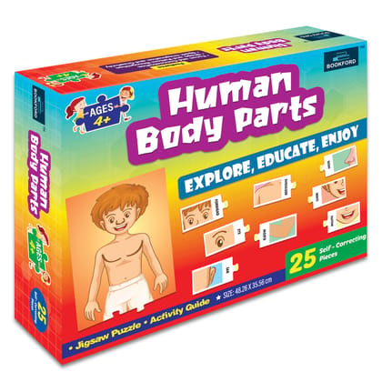 Bookford Human Body Jigsaw Puzzle - 25 Pieces Bookford Human Body Jigsaw Puzzle - 25 Pieces