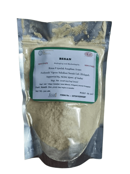 Premium Besan (Gram Flour) - 500g Pack - FSSAI Certified