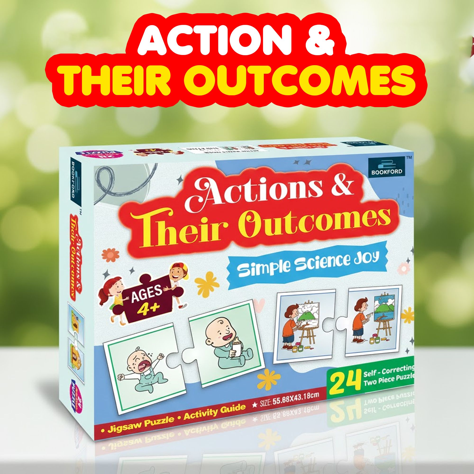 Bookford Actions & Their Outcomes Jigsaw Puzzle - 48 Pieces