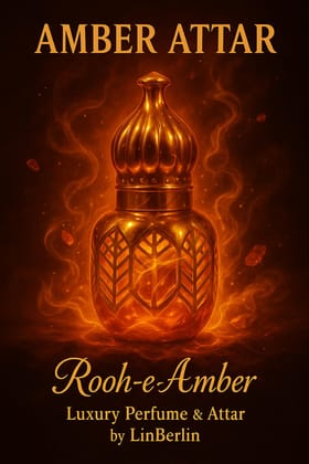 Amber Attar | Long Lasting Traditional Indian Alcohol-Free Attar for Men & Women by LinBerlin